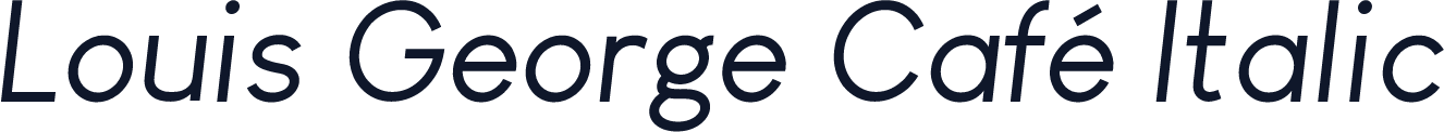 Louis George Café Italic