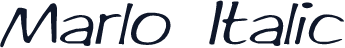 Marlo  Italic