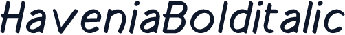 HaveniaBolditalic