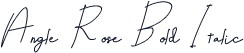 Angle Rose Bold Italic