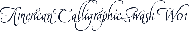 AmericanCalligraphicSwash W01