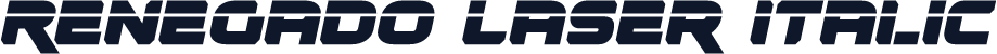 Renegado Laser Italic
