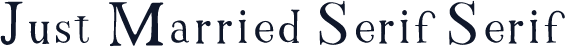 Just Married Serif Serif