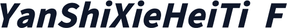 YanShiXieHeiTi F
