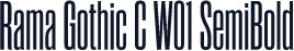 Rama Gothic C W01 SemiBold
