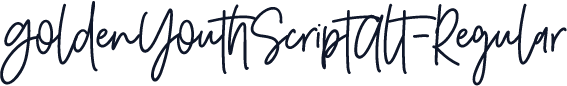 GoldenYouthScriptAlt-Regular