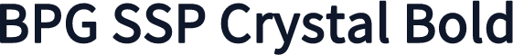 BPG SSP Crystal Bold
