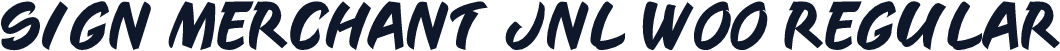 Sign Merchant JNL W00 Regular
