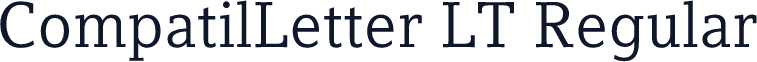 CompatilLetter LT Regular