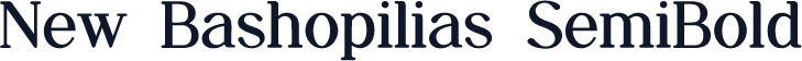 New Bashopilias SemiBold