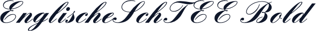 EnglischeSchTEE Bold