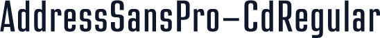 AddressSansPro-CdRegular