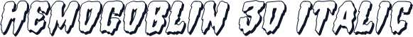 Hemogoblin 3D Italic