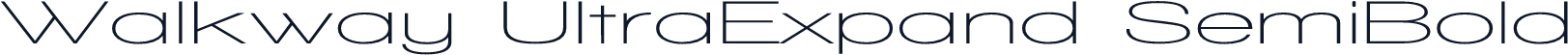 Walkway UltraExpand SemiBold