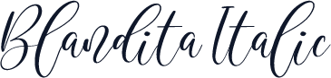 Blandita Italic