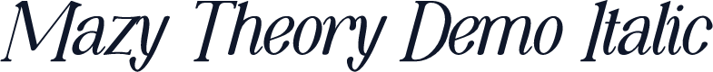 Mazy Theory Demo Italic