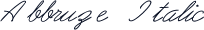 Abbruze Italic