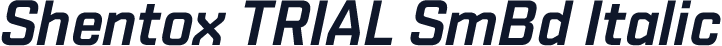 Shentox TRIAL SmBd Italic