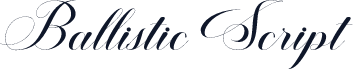 Ballistic Script