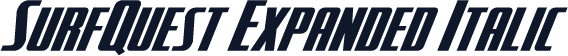 SurfQuest Expanded Italic