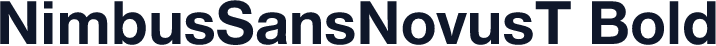 NimbusSansNovusT Bold