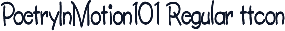 PoetryInMotion101 Regular ttcon