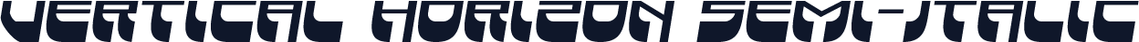 Vertical Horizon Semi-Italic