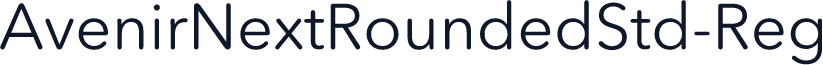 AvenirNextRoundedStd-Reg