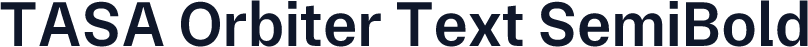 TASA Orbiter Text SemiBold