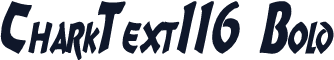 CharkText116 Bold