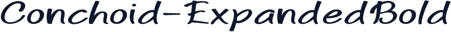 Conchoid-ExpandedBold