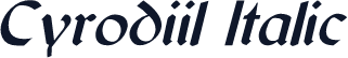 Cyrodiil Italic