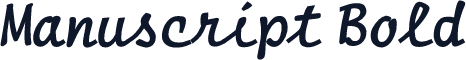 Manuscript Bold
