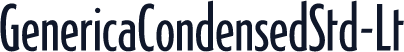 GenericaCondensedStd-Lt