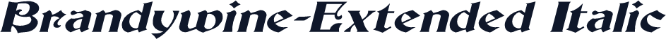 Brandywine-Extended Italic