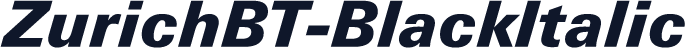 ZurichBT-BlackItalic