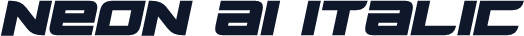 Neon AI Italic