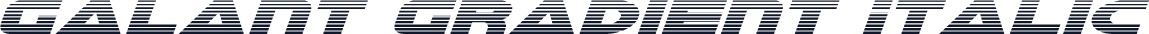 Galant Gradient Italic