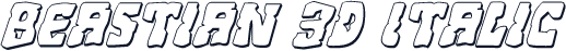 Beastian 3D Italic