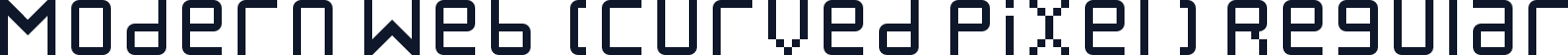 Modern Web (Curved Pixel) Regular
