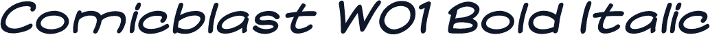 Comicblast W01 Bold Italic
