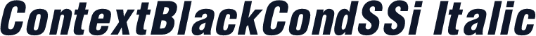 ContextBlackCondSSi Italic