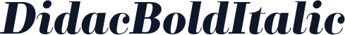 DidacBoldItalic