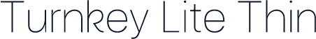 Turnkey Lite Thin