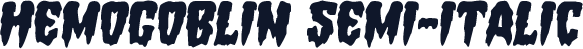 Hemogoblin Semi-Italic