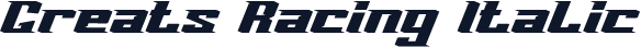 Greats Racing Italic