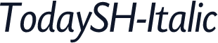 TodaySH-Italic