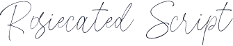 Rosiecated Script