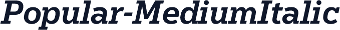 Popular-MediumItalic