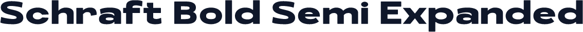 Schraft Bold Semi Expanded